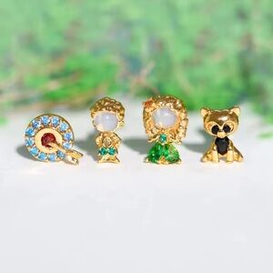 Disney’s Brave Stud Earring Set - Gold
